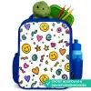 Smiley - Hartje - Ster Kinderrugzak - Blauw middel -inhoud_NL