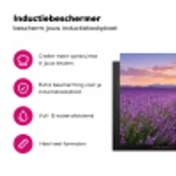 Lavendel - Veld - Natuur - Paars Inductie beschermer vinyl 3mm klein -wsfeer2_website