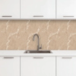 Beige - Marmer - Organisch - Wit keuken achterwand 2 middel 871 -3d