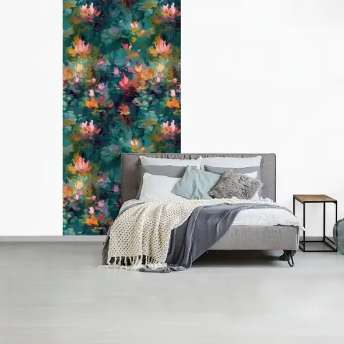 Waterlelies - Vijver - Water fotobehang vinyl groot 64 -slaapkamer