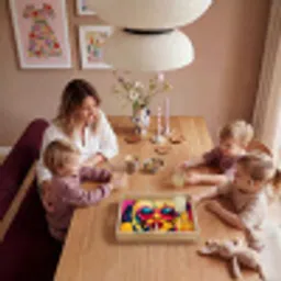 Zonnebril - Roze - Vrouw - Rietje Dienblad Rechthoek middel -sfeer4