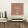 Spreuken - Quotes - Kleine baas aluminium wit klein -sfeer1