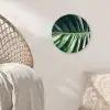 Bladeren - Tropisch - Jungle Wandcirkel plexiglas klein -sfeer5