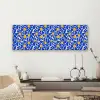 Abstract - Bloem - Blauw canvas 2cm klein 828 -sfeer6