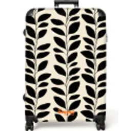 Botanisch - Dessin - Zwart - Beige NBS - Large koffer - Volwassenen Unisex groot -zzzzzzzzkaufland2
