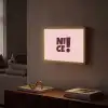 Nice - Uitroepteken - Roze Light Box met batterij (Wandlamp) middel -sfeer1