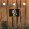 Meisje met de parel - Schilderij - Oude meesters - Vermeer tuinposter los doek klein -sfeer1