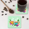 Thee - Illustratie - Kopjes - Bloemen onderzetter kurk middel -sfeer2