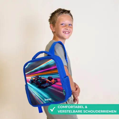 Spectrum speedster Kinderrugzak - Blauw middel -sfeer3_NL