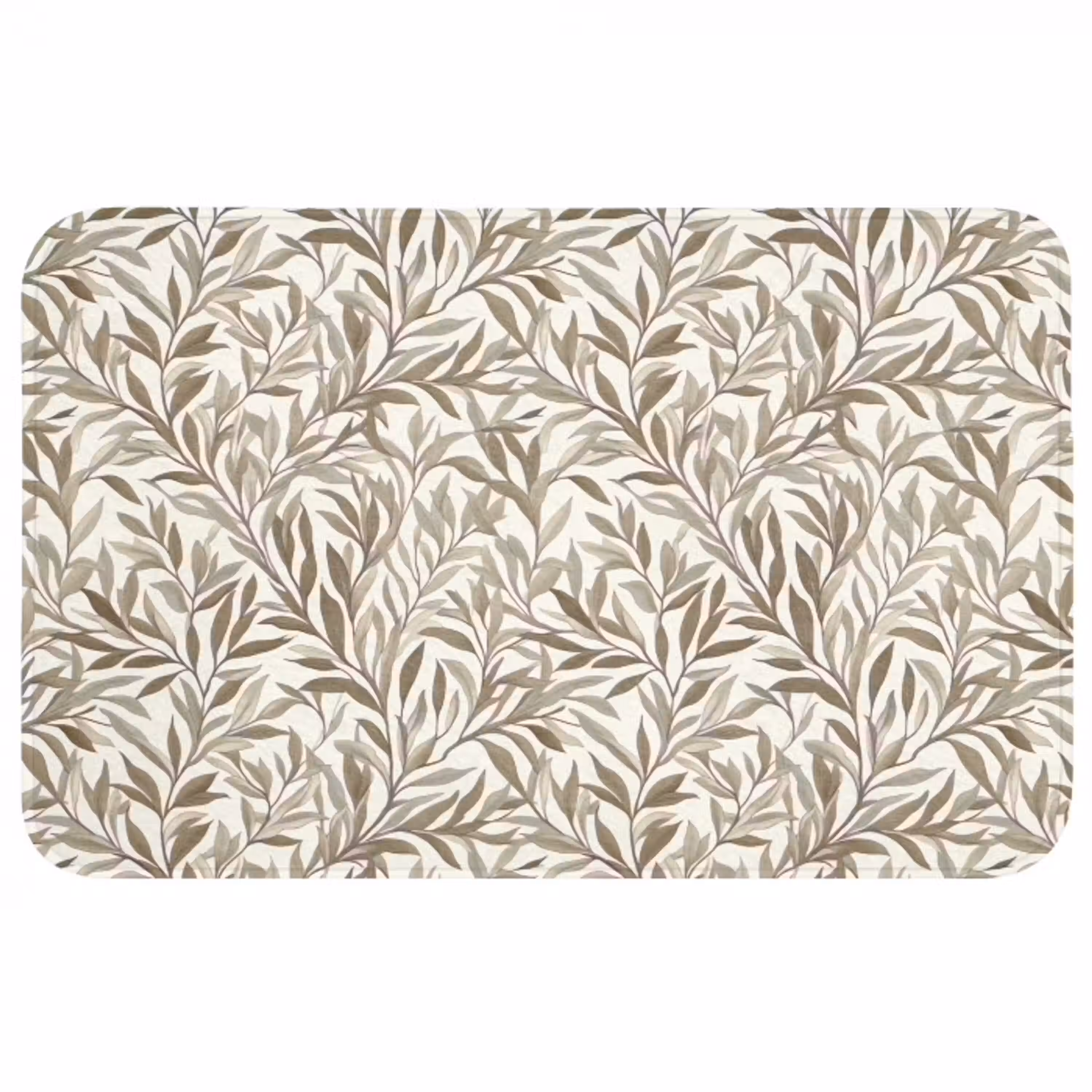 Takken - Botanisch - Taupe WCmat middel 1009 -3d