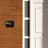 Gouden verfspatten- Sierlijk Naambord Rechthoek middel -sfeer3-rechthoek-S