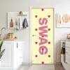 Swag - Roze - Stippen - Geel deurposter klein -sfeer5