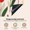 Tulpen - Modern - Roze Inductie beschemer met haakjes klein -ky-onderkant-nl