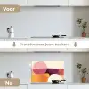 Vormen - Abstract - Kleurrijk keuken achterwand spatscherm klein -voor_na_NL