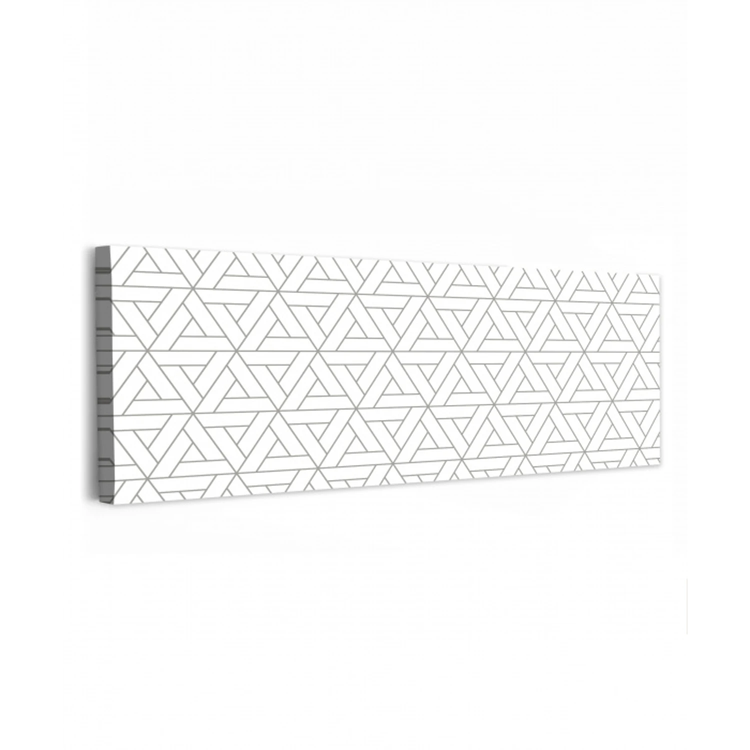 Design - Lijn - Patroon - Zwart - Wit canvas 2cm klein 828 -z3d
