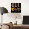 Houten - Lepels - Specerijen - Kruiden aluminium wit klein -sfeer5