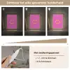 Smiley - Vrolijk - Roze Light Box met kabel (Kinderlampje) klein -USP_dimbaarNL