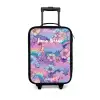 Illustratie van wolken, regenbogen en bloemen Kinderkoffer - Zwart klein -3d