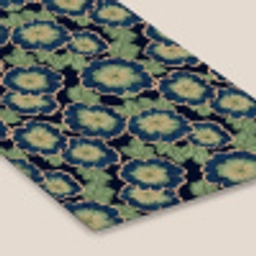 Bloemen - Borduurwerk - Patroon - Blauw - Groen fotolijst zwart zonder passe partout klein 224 -zsfeer6