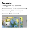 Bloemetjes - Blauw - Vergeet mij nietjes Muismat XXL klein -sfeer5