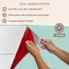 Turquoise - Patroon - Lijnen keuken achterwand spatscherm klein 900 -spatscherm_NL