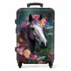 Koffer - Paard - Natuur - Bloemen - Bos - Dieren NBS - Medium koffer - Kinderen Unisex middel -productfoto_recht