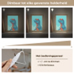 T-Rex - Blauw - Wolken - Zonnebril Light Box met kabel klein -USP_dimbaarNL