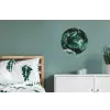 Jungle - Bladeren - Tropisch - Planten - Natuur Wandcirkel aluminium klein -slaapkamer