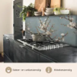 Botanisch - Stilleven - Blauw keuken achterwand 2 middel -usp_NL