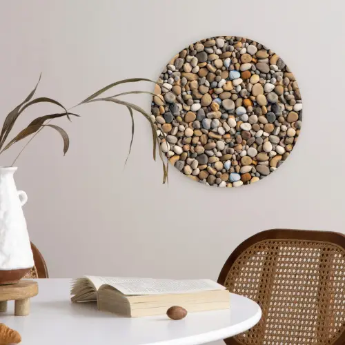 Licht - Stenen - Rust Wandcirkel kunststof plaat 5mm dik klein 188 -sfeer4