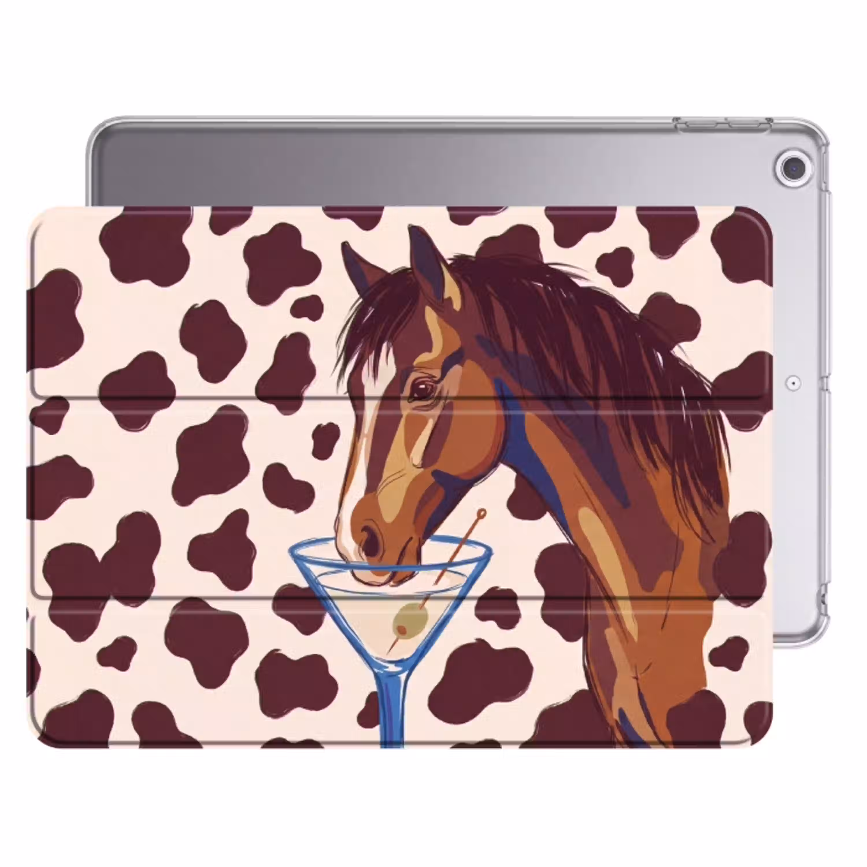 Paard - Martini - Dieren - Abstract - Bruin Apple iPad 2017 middel -threedimensional_3d_global