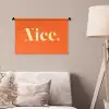 Oranje - Gebroken wit - Nice Wandkleed katoen klein -sfeer4