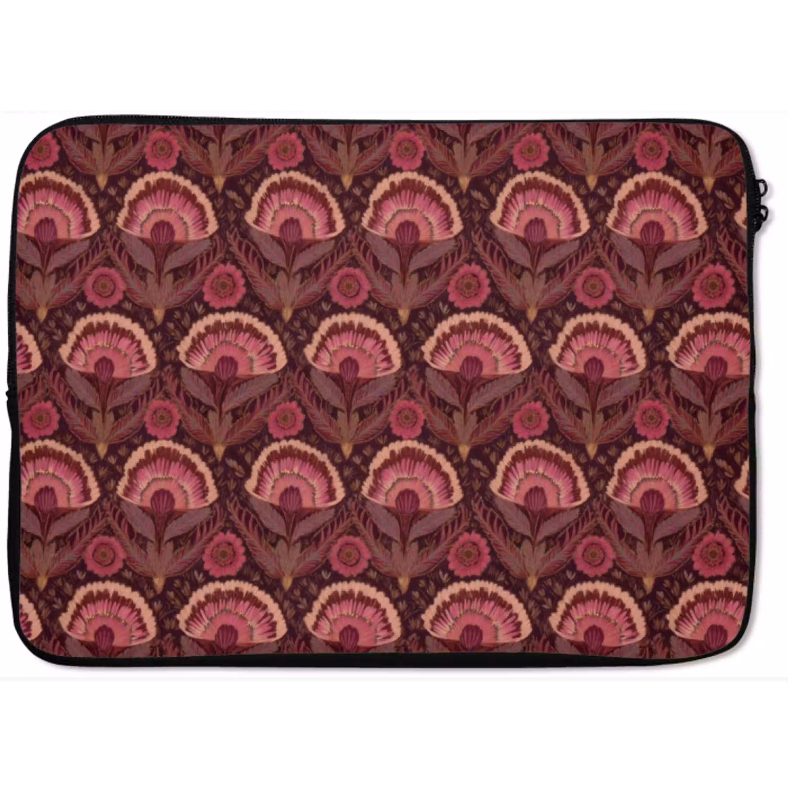 Antiek - Bloemen - Kleurrijk laptophoes neopreen klein 279 -zkaufland3dotto