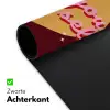 love your damn self - Cirkel - Glitter - Rood Muismat XXL klein -sfeer2