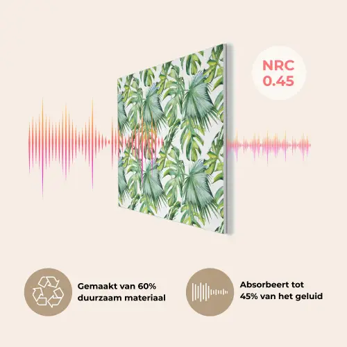 Bladeren - Monstera - Tropical - Jungle PET vilt klein -USP_NL