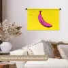 Banaan - Grafisch - Geel Wandkleed katoen klein -sfeer1