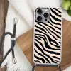 Zebraprint - Dynamisch - Roze Hoesje iPhone 16 Pro Max met koord klein -sfeer4