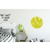 Groen - Hartjes - Wit Wandcirkel aluminium klein -kinderkamer