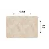 Structuur - Spikkels - Beige Placemat vinyl groot 368 -specs
