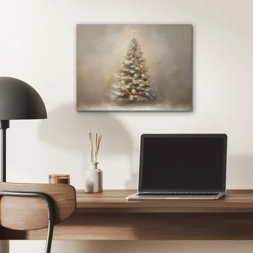 Kerst - kerstboom - Sneeuw - Art PET vilt klein -sfeer5
