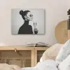 Vrouw - Champagne - Modern PET vilt klein -sfeer3