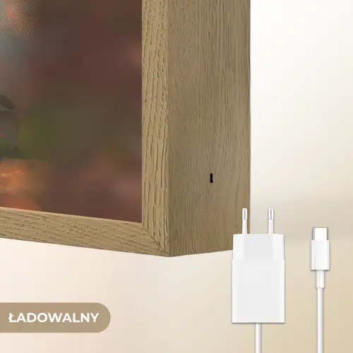 Paard - Natuur - Bloemen - Dieren - Bos Light Box met batterij (Wandlamp kind) middel -USP_websiteoplaadbaarNL