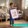 Olifant - Baby - Blosjes - Illustratie Kinderkoffer - Blauw klein -sfeer2_NL