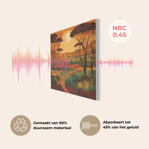 Landschap - Afrikaans - Zon PET vilt klein -USP_NL
