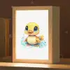 Eendje - Badeend - Geel Light Box met kabel klein -zzz_3d_website