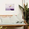 Cocktail - Paars - Minimalistisch - Citroen tuinposter los doek klein -sfeer7