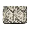 Klassiek - Botanisch - Zwart - Beige laptophoes neopreen klein 279 -3d