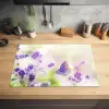 Lavendel - Vlinder - Bloemen Inductie beschermer vinyl 3mm klein -sfeer5