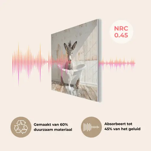 Ezel - Dieren - Badkuip - Schuim PET vilt klein -USP_NL