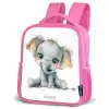 Baby olifant Kinderrugzak - Roze middel -schuin